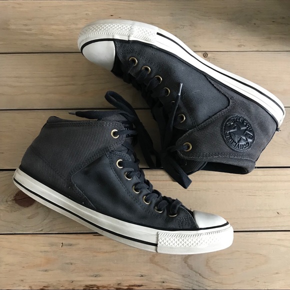 suede converse high tops